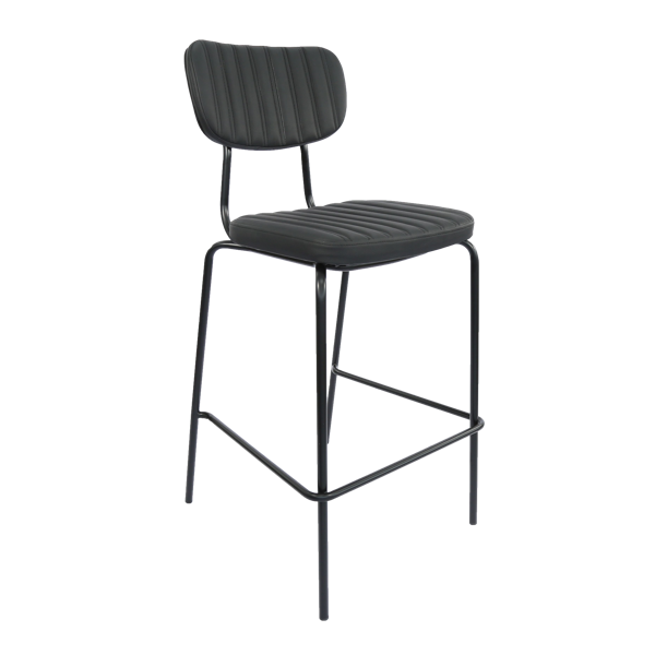 Tiramisu Barstool - Brass Frame / Oak Ply