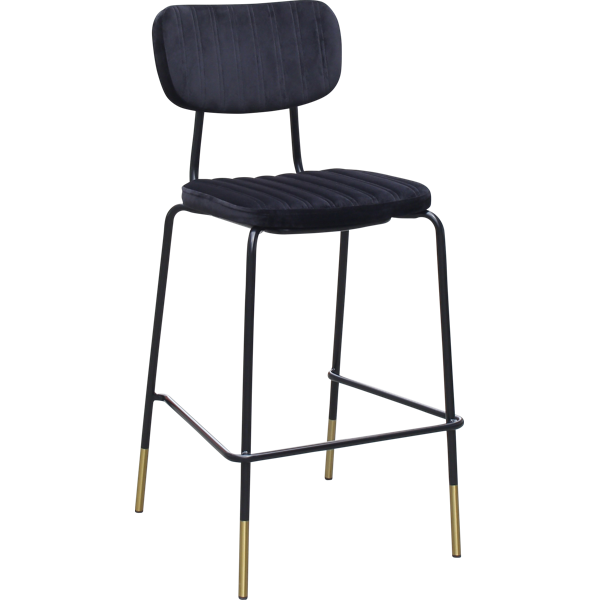 Tiramisu Barstool - Brass Frame / Oak Ply