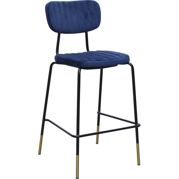 Tiramisu Barstool - Brass Frame / Oak Ply
