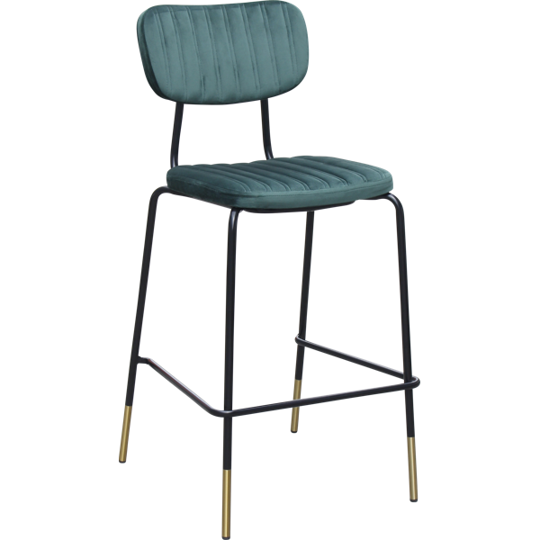 Tiramisu Barstool - Brass Frame / Oak Ply