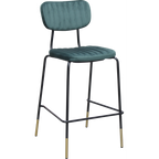 Tiramisu Barstool - Brass Frame / Oak Ply