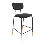 Tiramisu Barstool - Brass Frame / Oak Ply