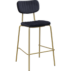 Tiramisu Barstool - Brass Frame / Oak Ply