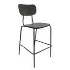 Tiramisu Barstool - Brass Frame / Oak Ply