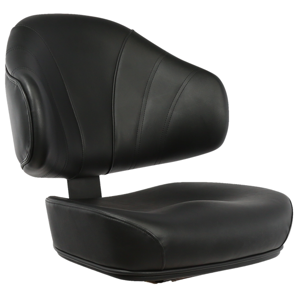 Bernard Gaming Stool Shell - Black Vinyl