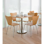Bolero St/St Table Base Round ? 430x720mm
