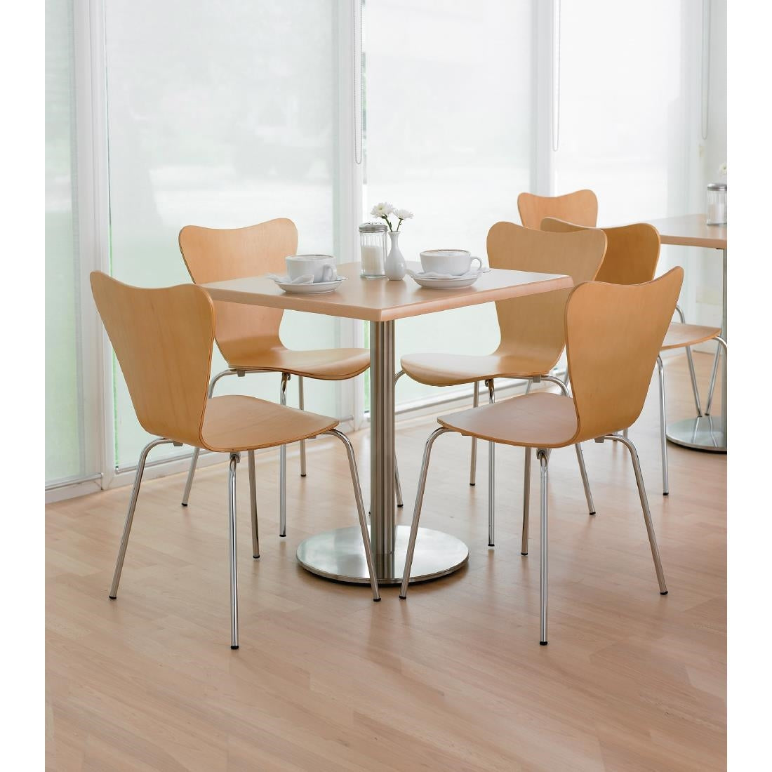 Bolero St/St Table Base Round ? 430x720mm