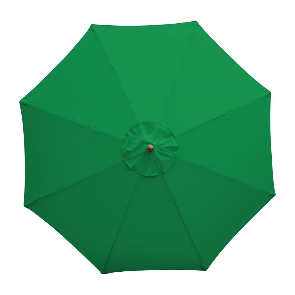 Bolero Round Pulley Umbrella Green - 2.5m