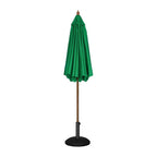 Bolero Round Pulley Umbrella Green - 3m