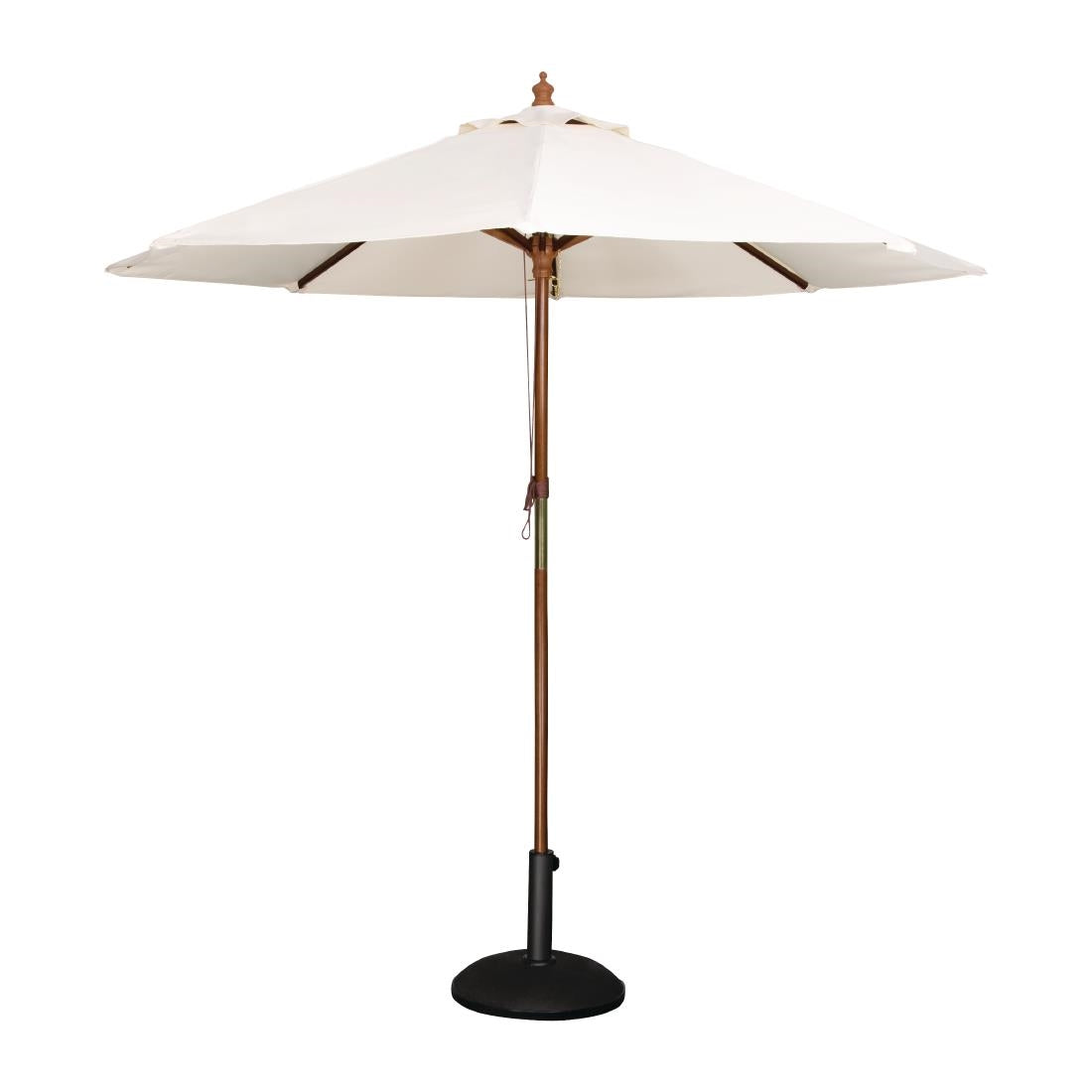 Bolero Round Pulley Umbrella Cream - 3m