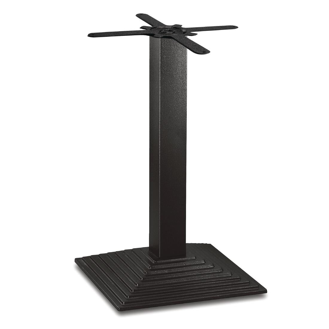 Bolero Cast Iron Step Square Table Base