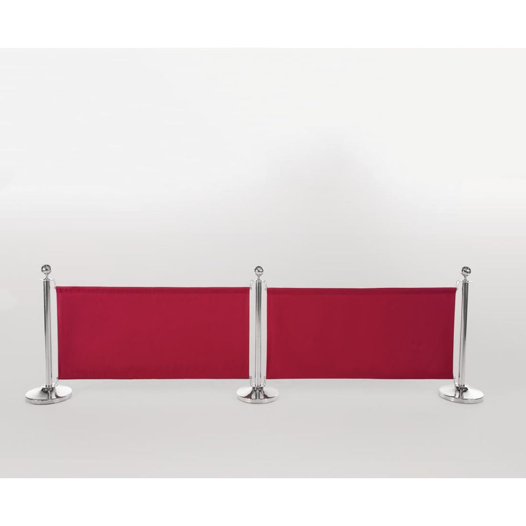 Bolero Red Banner with St/St Fixings