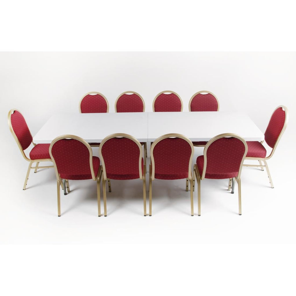 Bolero Centre Folding Table - 2.43m 8ft