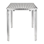 Bolero Square Stacking Bistro Table St/St Top - 600mm