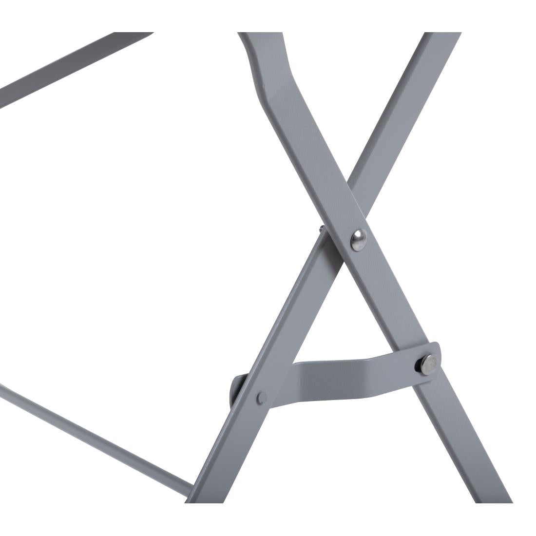 Bolero Grey Pavement Style Folding Table - 1100x700mm
