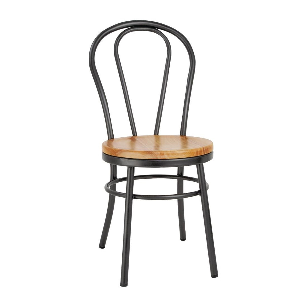Bolero Clarisse Side Chair Metallic Grey (Box 2)