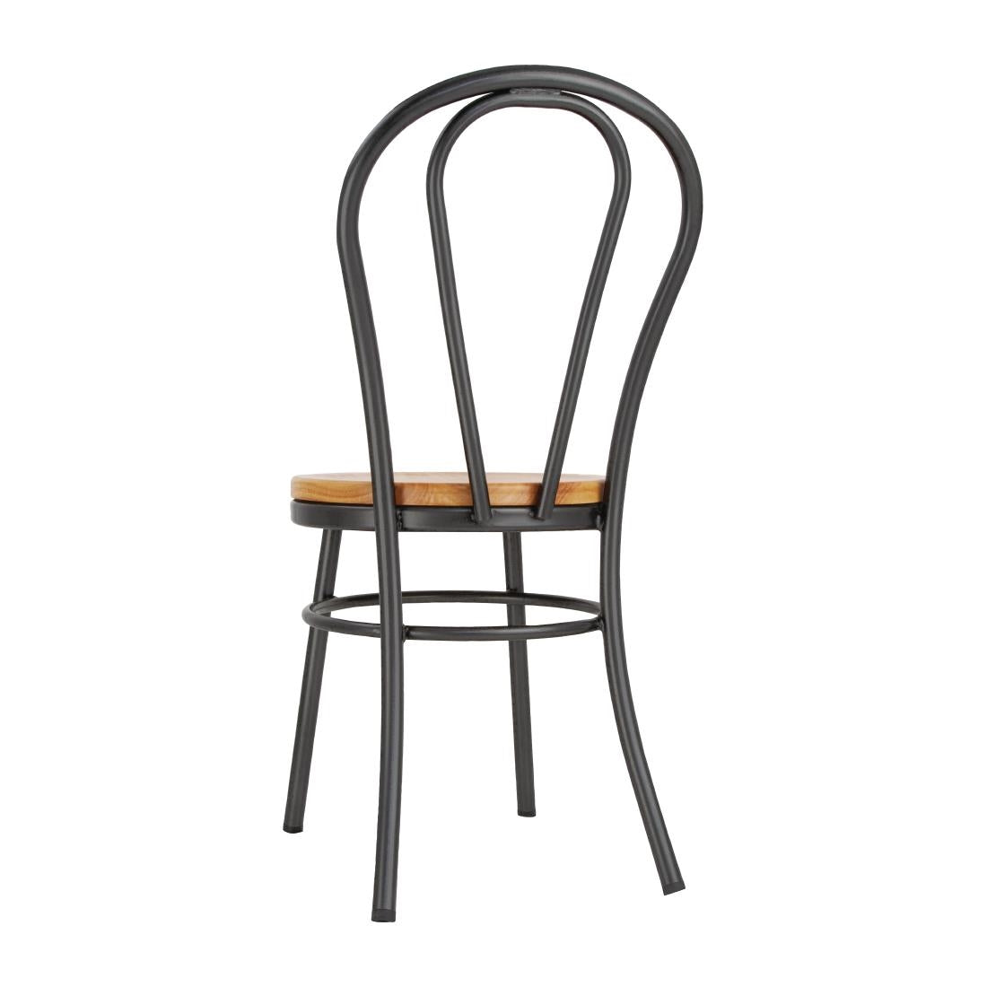 Bolero Clarisse Side Chair Metallic Grey (Box 2)