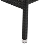 Bolero Wicker Arm Chair Charcoal (Pack 4)