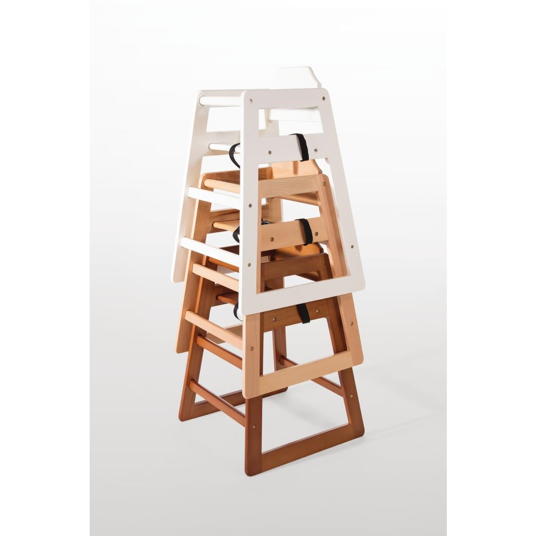 Bolero Wooden Highchair (Antique White)