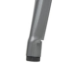 Bolero Gun Metal Grey Steel Bistro High Stool with backrest (Pack 4)