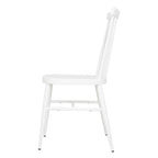 Bolero Windsor Aluminium Chairs White (Set 4)