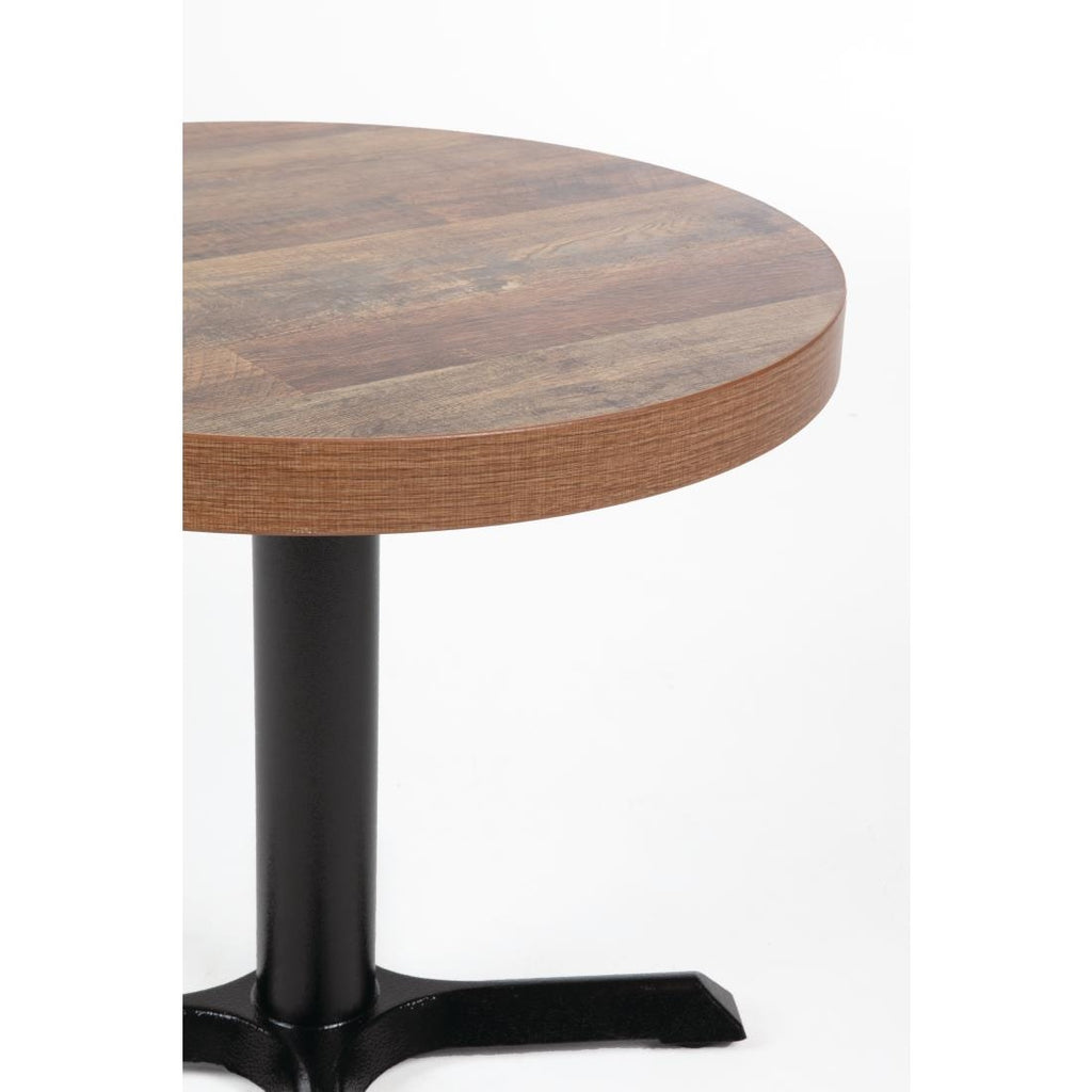 Bolero Table Top Round Urban Dark - 600x48mm