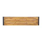 Bolero Steel & Acacia Industrial Bench - 1600x380mm (Pack 2)