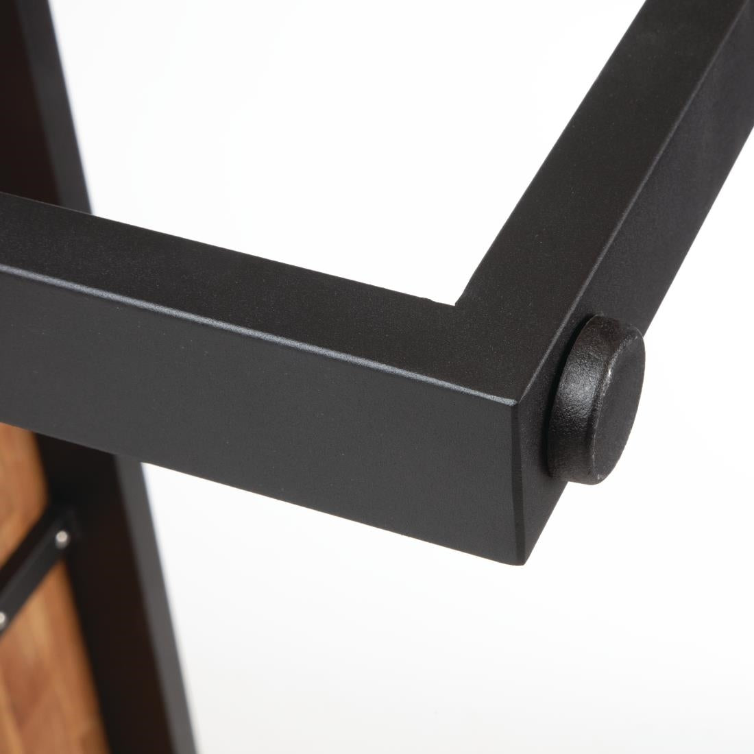 Bolero Steel & Acacia Industrial Bench - 1600x380mm (Pack 2)