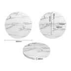 Bolero Table Top Round Marble Effect -  48x600mm