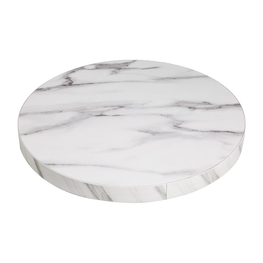 Bolero Table Top Round Marble Effect -  48x600mm