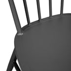 Bolero Windsor Aluminium Chairs Black (Set 4)