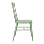 Bolero Windsor Aluminium Chairs Green (Set 4)