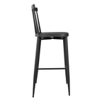Bolero Windsor Aluminium Stools Black (Set 2)