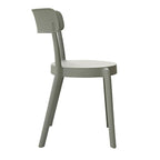 Bolero Mila Café Chairs Moss Grey (Pack 2)