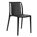 Bolero Verona Café Chairs Black (Pack 2)