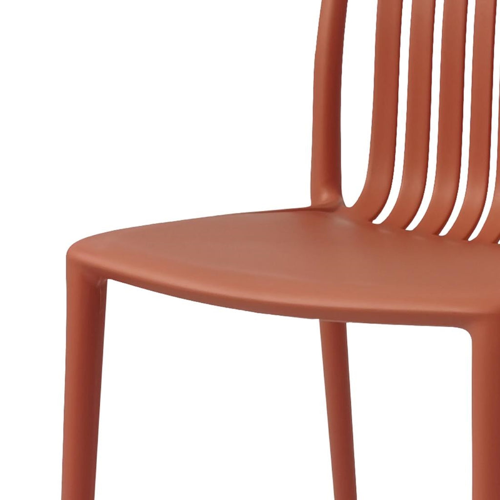 Bolero Verona Café Chairs Mild Orange (Pack 2)