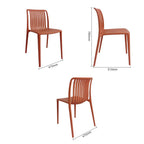 Bolero Verona Café Chairs Mild Orange (Pack 2)