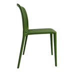 Bolero Verona Café Chairs Forest Green (Pack 2)