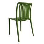 Bolero Verona Café Chairs Forest Green (Pack 2)