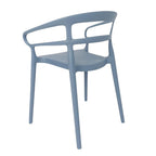 Bolero Mateo Café Chairs Slate (Pack 2)