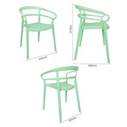 Bolero Mateo Café Chairs Light Green (Pack 2)