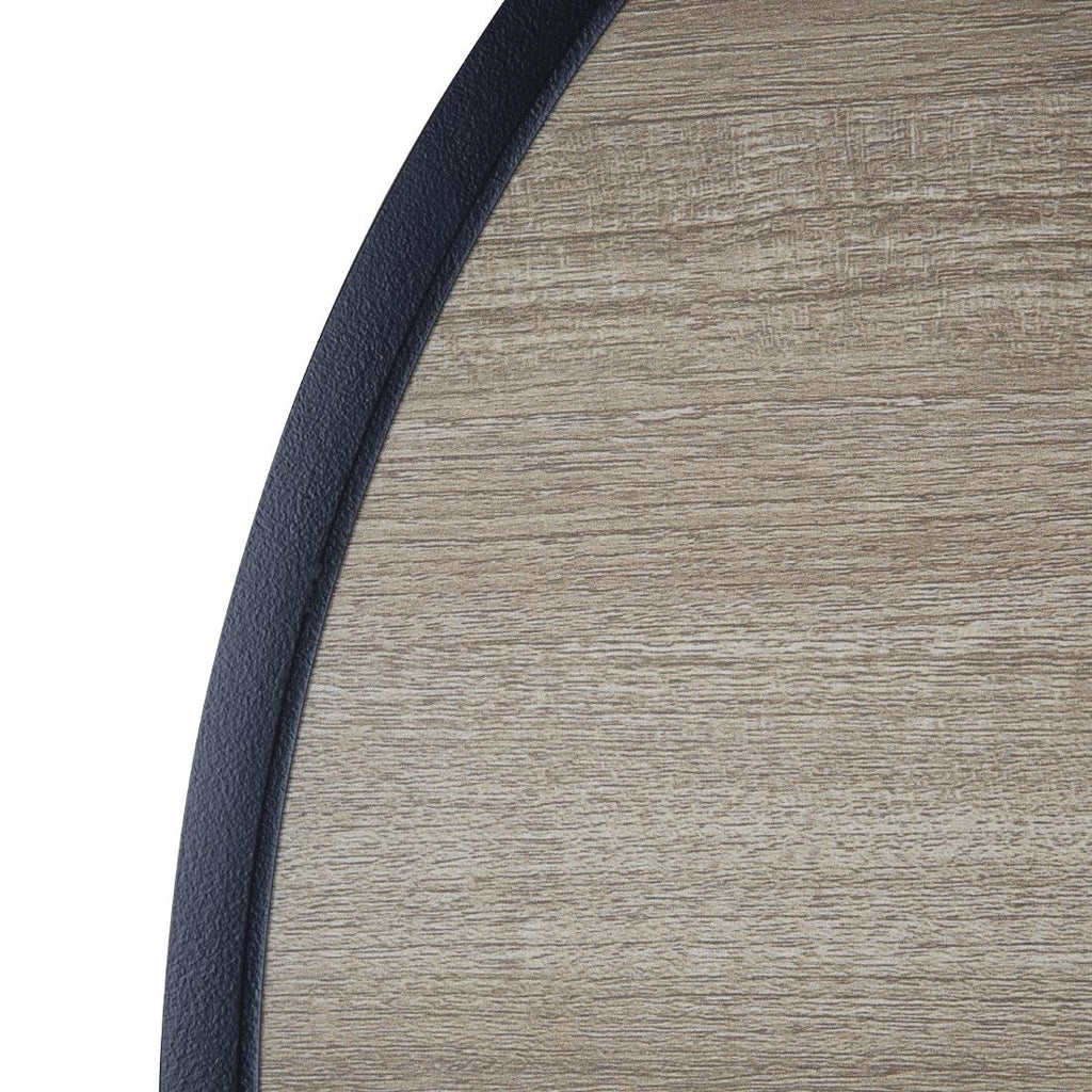 Bolero Marston Round Outdoor Table Black - 700mm