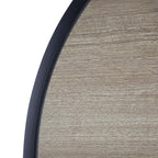 Bolero Marston Round Outdoor Table Black - 700mm
