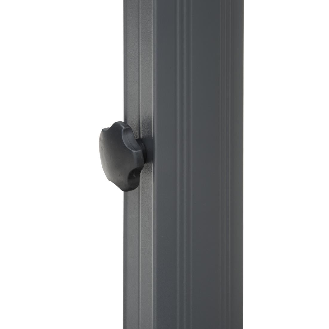 Bolero Venice Heavy Duty Umbrella Black - 3.5m