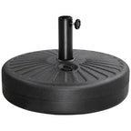 Bolero Umbrella Base Black - 20Ltr