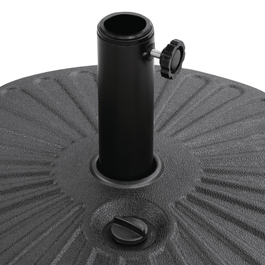 Bolero Umbrella Base Black - 20Ltr