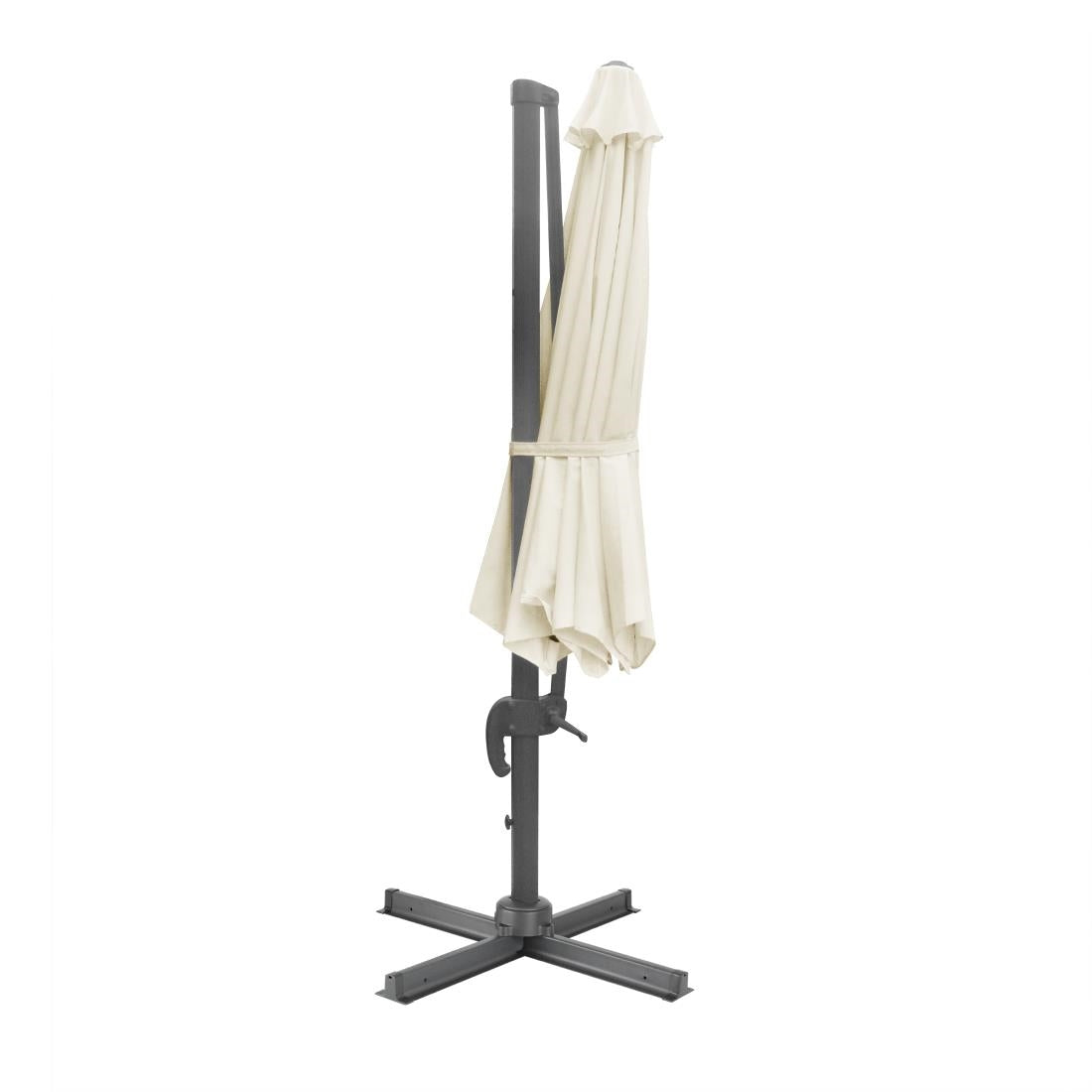 Bolero Venice Heavy Duty Umbrella Cream - 3.5m
