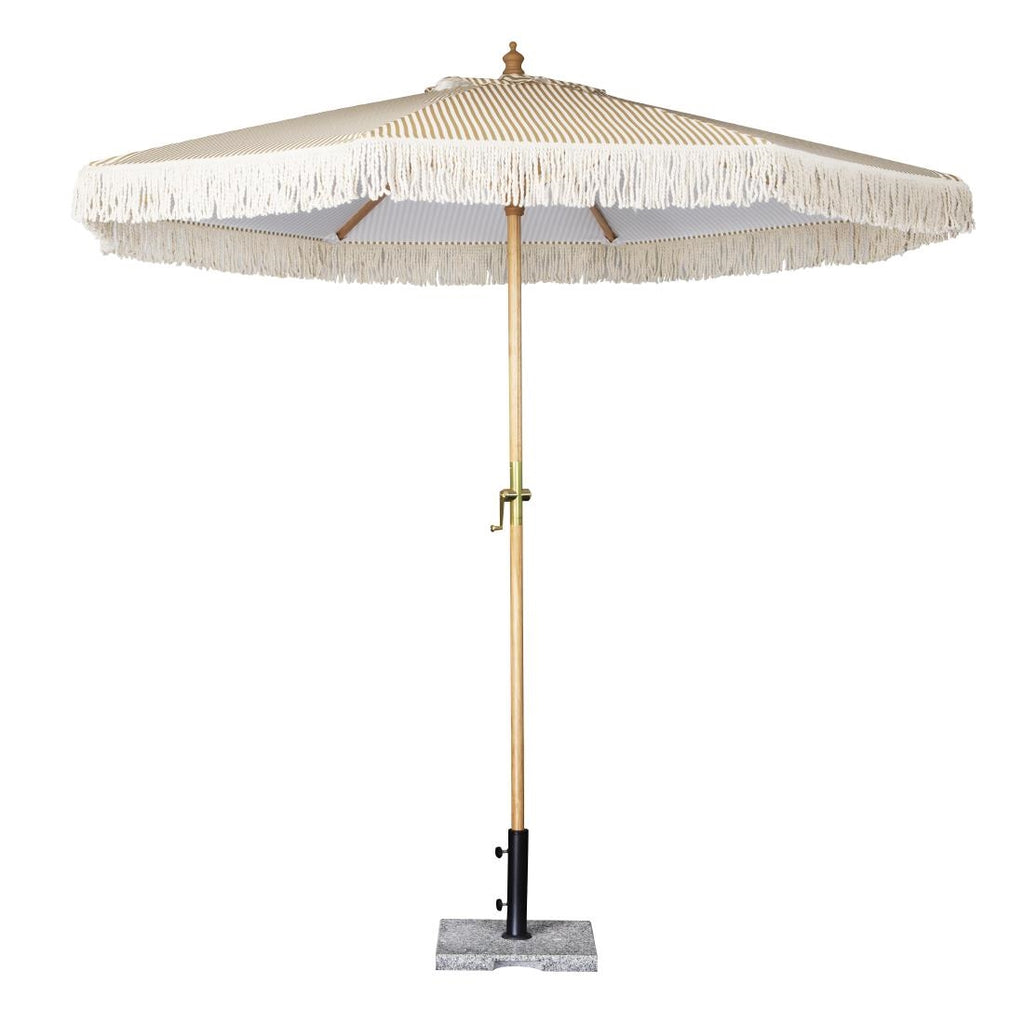 Bolero Sicily Round Design Striped Umbrella - 2m