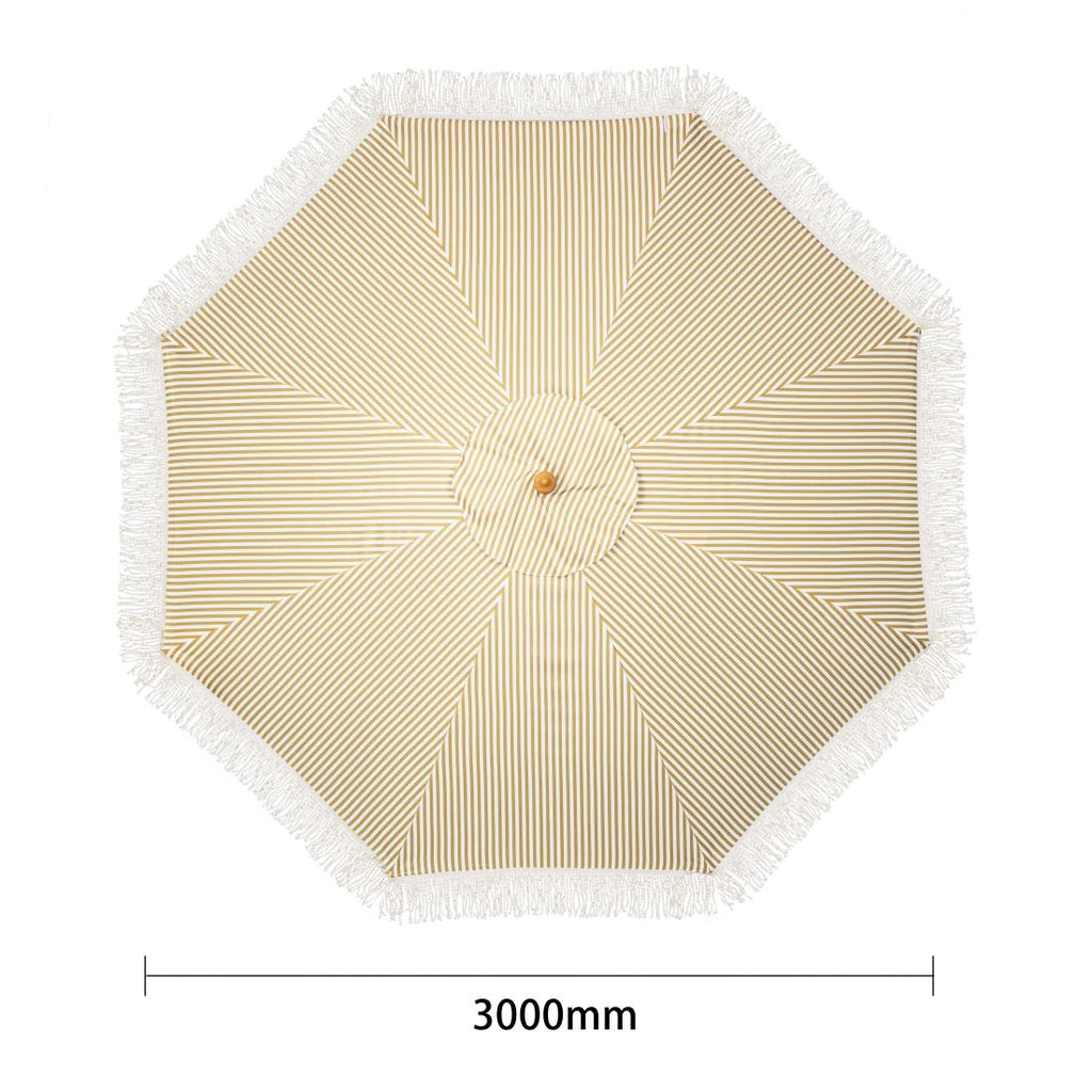 Bolero Sicily Round Design Striped Umbrella - 2m