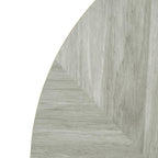 Bolero Pre-Drilled Round Table Top Chevron Design - 600mm